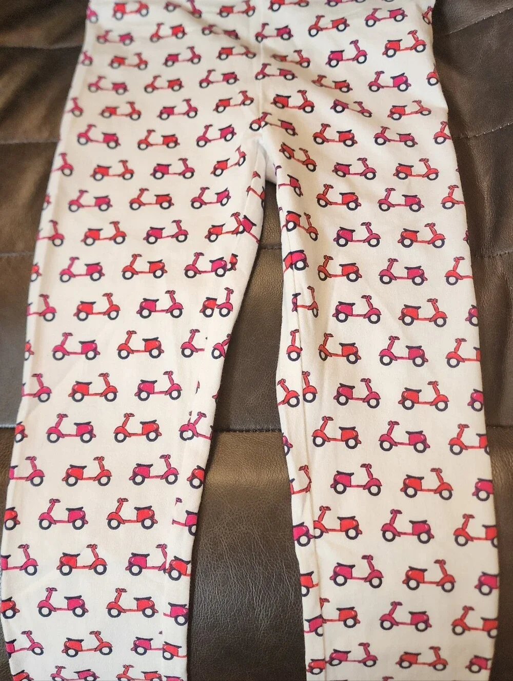 Rare Vintage Gymboree Ciao Bella / Ciao Puppy Scooter Set Shirt 7 / Leggings 6